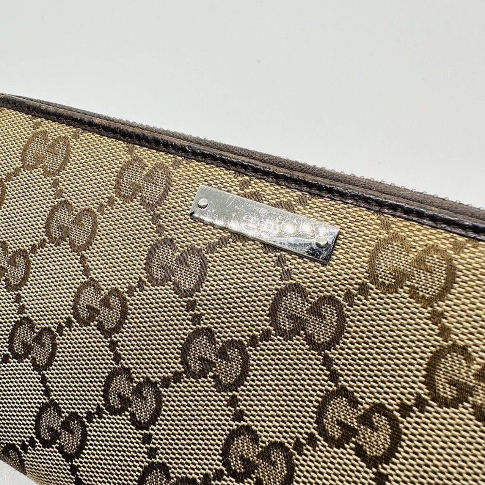 Gucci Large Double  G Monogrammed Zippy wallet Vintage Luxury Accessory - Picture 2 of 12